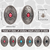 Alloy Decorative Rivets BUTT-CP0001-06B-2