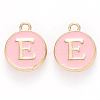 Golden Plated Alloy Enamel Charms LS-ENAM-S118-07E-1