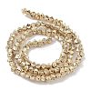 Electroplated Synthetic Lava Rock Beads Strands G-H303-A07-LG-1-2