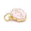 Real 18K Gold Plated Brass Charms KK-L206-007A-G-4
