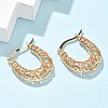 Brass Hoop Earrings for Women EJEW-G436-01G-2