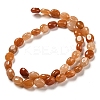 Natural Red Aventurine Beads Strands G-M420-D06-01-3