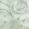 Tibetan Style Zinc Alloy Charms FIND-GL0001-24-4