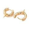 Brass Hoop Earring Findings KK-CBA8EB2-07G-2