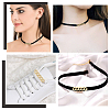 12Pcs 2 Colors Alloy Curb Chain Shoe Decorations FIND-AR0005-34-5