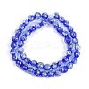 Handmade Gold Foil Lampwork Beads Strands LAMP-Q002-01E-3