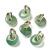 Rack Plating Brass Hoop Earrings EJEW-M248-01G-08-1
