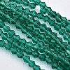 Faceted Bicone Glass Beads Strands EGLA-P017-4mm-09-1