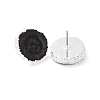 Natural Dyed Quartz Stud Earrings EJEW-P166-C04-3