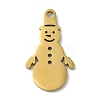 Christmas 201 Stainless Steel Pendants LS-STAS-D053-01G-2