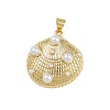 Brass Pendants KK-S528-10G-B-1