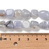 Natural Blue Lace Agate Beads Strands G-P497-01E-71-5