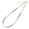 Vintage Short Colorful Glass Seed Beaded Necklace AF0855-3-1