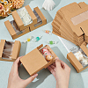 Square Paper Storage Gift Boxes with Clear Visible Window LS-CON-WH0095-65A-3