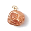Dyed Natural Keshi Pearl Pendants PALLOY-JF04837-2