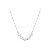 925 Sterling Silver Dapped Chain Necklaces FS-WG6F377-01-3