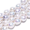 Natural Baroque Pearl Keshi Pearl Beads Strands PEAR-S019-06B-01-1