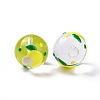 Transparent Glass Beads LAMP-B021-03B-16-3