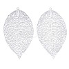 Tarnish Resistant 304 Stainless Steel Filigree Big Pendants STAS-S108-38P-1