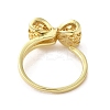 Rack Plating Brass Micro Pave Cubic Zirconia Finger Ring RJEW-C072-33D-G-3