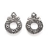 Tibetan Style Alloy Pendants TIBEP-T053-01AS-1