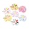 Opaque Resin Cabochons RESI-K049-02-1