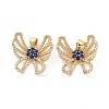 Brass Micro Pave Cubic Zirconia Pendants ZIRC-I063-43G-01-2