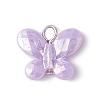 Opaque Acrylic Imitation Pearl Beads Pendants PALLOY-JF04293-3