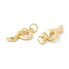 Rack Plating Eco-friendly Brass Micro Pave Clear Cubic Zirconia Pendants KK-D072-01G-P-NR-2