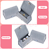 1Pc Arch Velvet Jewelry Storage Boxes CON-GF0001-17C-6