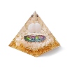 Orgonite Pyramid Resin Energy Generators DJEW-D013-01G-2