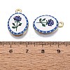 Valentine's Day Printed Alloy Pendants PALLOY-SZC0008-05D-3