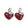 Brass Enamel Charms KK-U043-07P-1