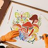 Plastic Reusable Drawing Painting Stencils Templates DIY-WH0172-538-5