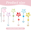12Pcs Alloy Snap Hair Clips PHAR-DR00002-2