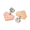 Alloy Enamel European Dangle Charms PALLOY-YW012-02-2