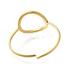 Ion Plating(IP) 304 Stainless Steel Cuff Rings for Women RJEW-U017-35G-3