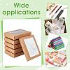 Foldable Kraft Paper Candy Boxes with Visible Window CON-WH0123-22-5