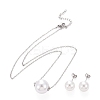 304 Stainless Steel  Jewelry Sets SJEW-H302-21A-2