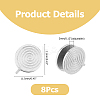 8Pcs 304 Stainless Steel Vortex Cuff Earrings EJEW-FI0003-29P-2