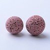Unwaxed Natural Lava Rock Beads LS-G-F325-16mm-19-1