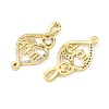 Mother's Day Brass Micro Pave Clear Cubic Zirconia Pendants CU-B002-04G-2