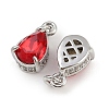 Brass Pave Cubic Zirconia Pendants KK-L240-05P-01-2