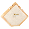 Pentagon Wooden Double Necklace Displays Stands NDIS-WH0017-01C-1