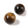 Natural Tiger Eye No Hole Sphere Beads G-K353-04C-04-2