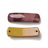 Natural Mookaite Connector Charms G-D460-02G-2