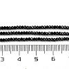 Natural Black Spinel Beads Strands X-G-P553-F08-01-3