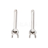 304 Stainless Steel Stud Earring Findings STAS-B091-02A-01P-1