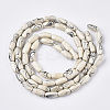Dyed Natural Wooden Beads Strands WOOD-T025-008-LF-2