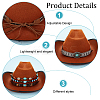 9Pcs 9 Styles Velvet & Imitation Leather Hat Belt FIND-GA0003-20-4